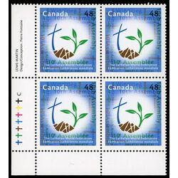 canada stamp 1992 logo of 10th assembly of the lwf 48 2003 PB LL