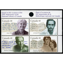 canada stamp 1997a national library of canada canadian authors 2003 PB UR