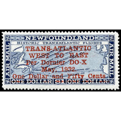 newfoundland stamp c12 historic transatlantic flights 1932 M F VF 025