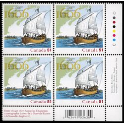 canada stamp 2155 champlain surveys the east coast 51 2006 PB LR