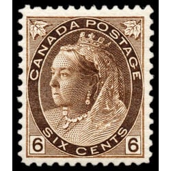 canada stamp 80 queen victoria 6 1898 M VFNH 036