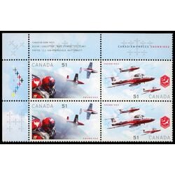 canada stamp 2159a canadian forces snowbirds 2006 PB UL