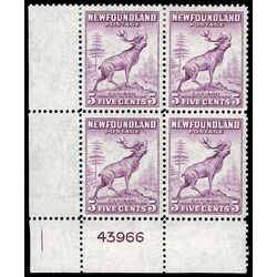 newfoundland stamp 257 caribou 5 1941 PB LL %2343966 007