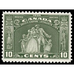 canada stamp 209 loyalists statue 10 1934 M VFNH 038