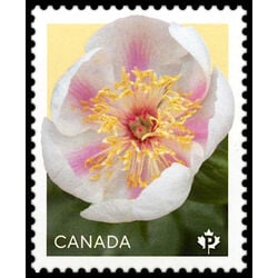 canada stamp 3485b peonies white 2025