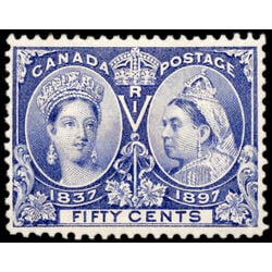 canada stamp 60 queen victoria diamond jubilee 50 1897 M F VF 089