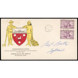 newfoundland stamp 270 cabot on the matthew 5 1947 FDC 006