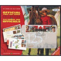 1998 collection canada july december official first day covers