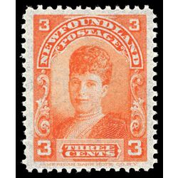 newfoundland stamp 83c queen alexandra 3 1898 M XFNH 008