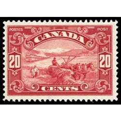 canada stamp 157 harvesting wheat 20 1929 M VF 032