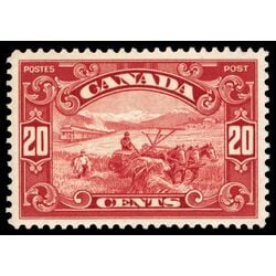 canada stamp 157 harvesting wheat 20 1929 M XF 031