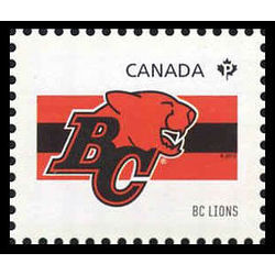 canada stamp 2558a bc lions 2012