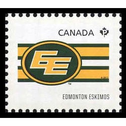 canada stamp 2558b edmonton eskimos 2012