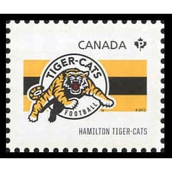 canada stamp 2558f hamilton tiger cats 2012