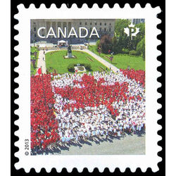 canada stamp 2615 living flag 2013